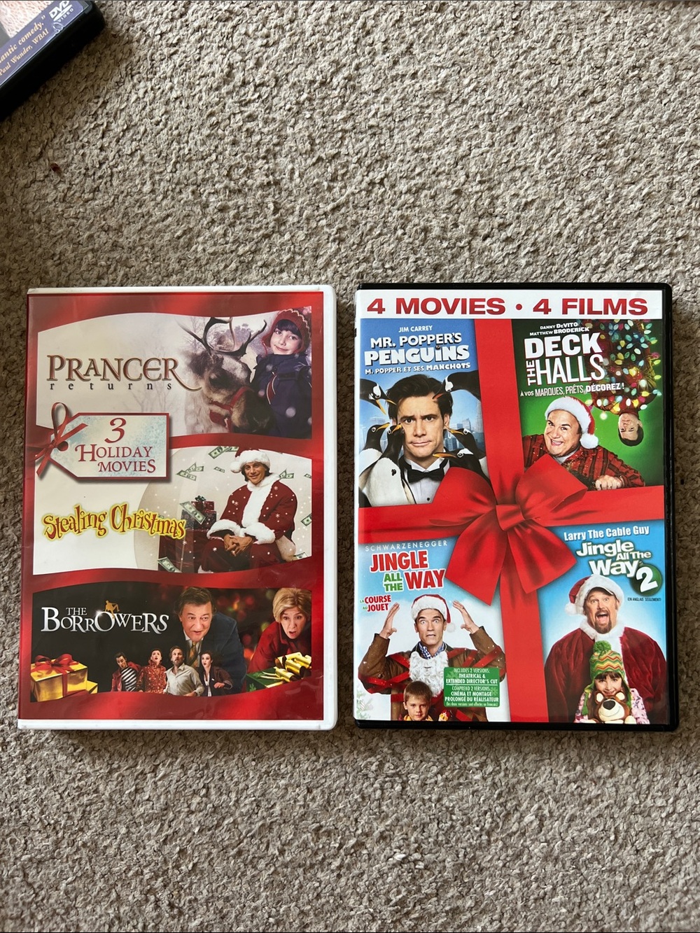 Assorted Holiday Movie DVD Collection - 7 Family Christmas Movies